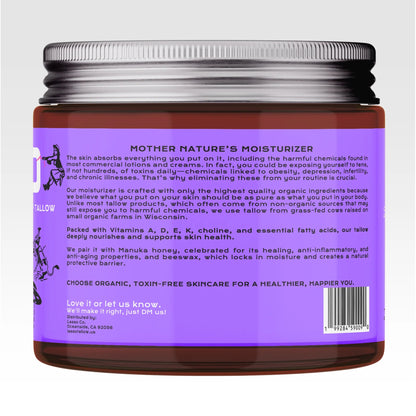 Organic Tallow & Manuka Honey Moisturizer